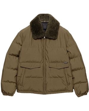 Prada Long-Sleeved Down Jacket - Green