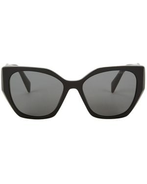Prada Thick-Frame Cat's Eye Sunglasses - Gray