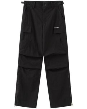 Marissa Chiara Belt Loop Casual Trousers - Black