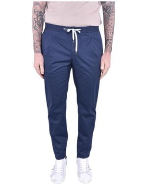 Pt Pantaloni Jogger Soft Superlight Techno Popeline - Blue