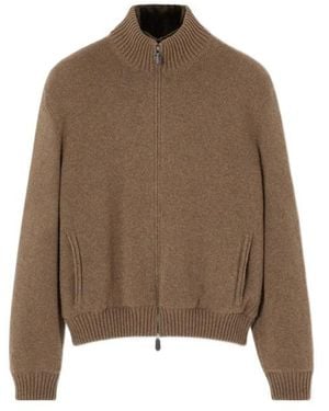 Loro Piana Parksville Bomber Jacket - Brown