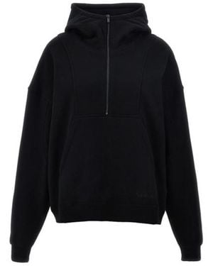 Saint Laurent Camionneur Trucker Fleece Hoodie - Black