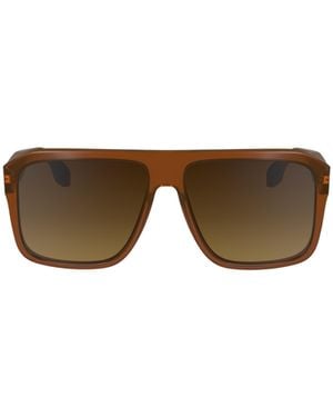 Victoria Beckham Square Frame Sunglasses - Brown