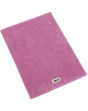 Tekla Organic Cotton Bathroom Mat - Purple