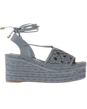 Tory Burch Wedge Sandals - Gray