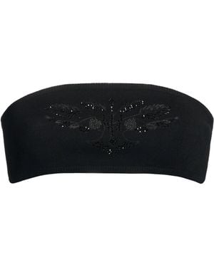 Max Mara Strapless Top - Black
