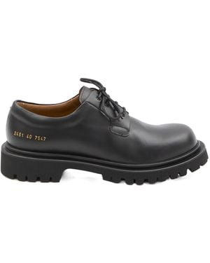 Common Projects Lace-Up Chunky Shoes - Black