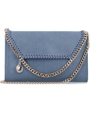 Stella McCartney Falabella Chain-Linked Mini Crossbody Bag - Blue