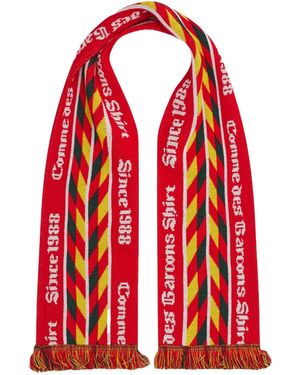 Comme des Garçons Comme Des Garçons Shirt Fringed Scarf - Red