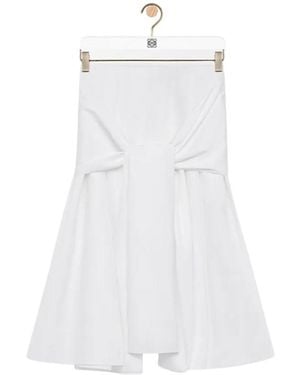 Loewe Wrap Skirt - White