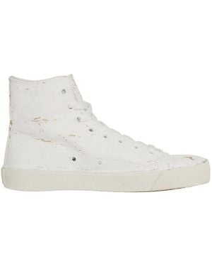 Maison Margiela Splatter Effect High-Top Trainers - White