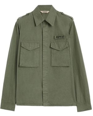 Aspesi Military Pocket Shirt - Green