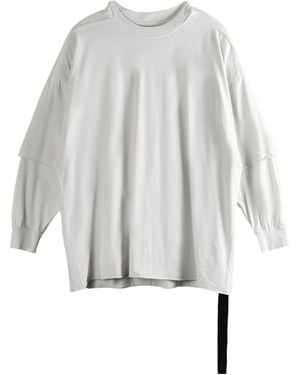 Rick Owens Tommy Hustler Sweatshirt - White