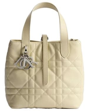 Dior Small Toujours Vertical Tote Bag - Metallic