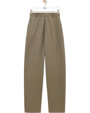 Loewe Regular Fit Trousers - Natural