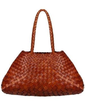 Dragon Diffusion Santa Croce Big Tote Bag - Brown