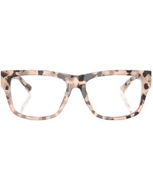 Jimmy Choo Eyewear Pillow Frame Glasses - White