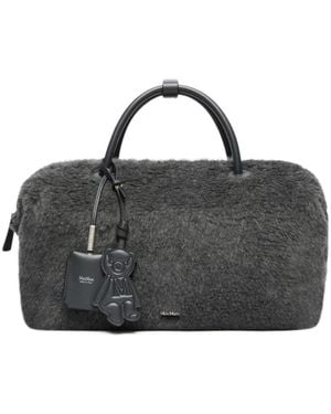 Max Mara Teddy Large Boston Bag - Black