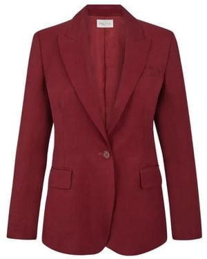 P.A.R.O.S.H. P.A.R.O..H. Single-Breasted Peak-Lapel Blazer - Red