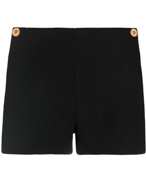 Versace Medusa-Stud Mini Shorts - Black