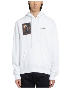 Off-White c/o Virgil Abloh Caravaggio Printed Hoodie - White