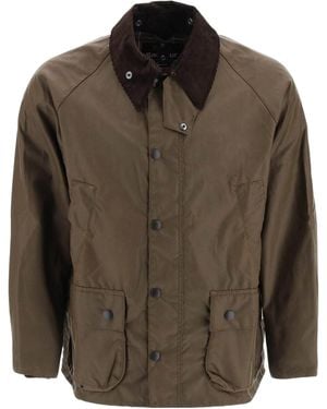 Barbour Bedale Waxed Jacket - Green