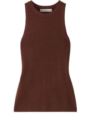 Co. Cashmere Tank - Brown