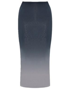Alaïa Side Zip Skirt - Gray