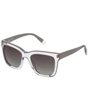 Furla Square Sunglasses - White