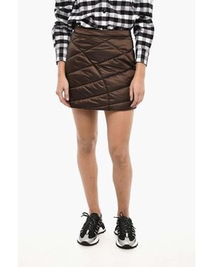 Woolrich Quilted Padded Mini Skirt - Black