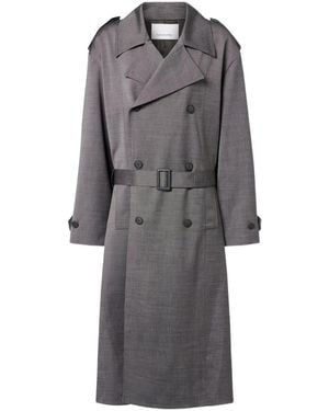 Frankie Shop Bleecker Trench Coat - Gray
