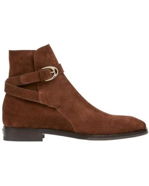 Gucci Ankle Boot With Buckle - Brown