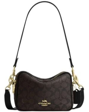 COACH Carey Mini Shoulder Bag - Black