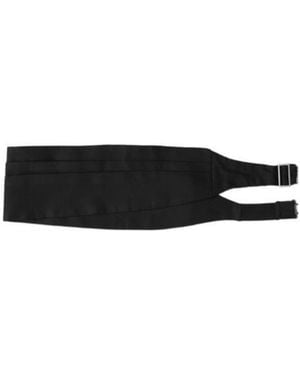 Prada Satin Tuxedo Cummerbund - White
