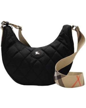 Burberry Large Horseshoe Crossbody Bag - Black