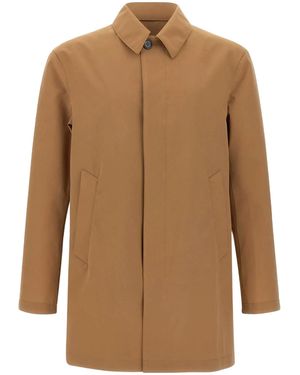 Peuterey Single-Breasted Coat - Brown