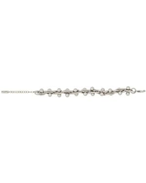 Saint Laurent Bell Bracelet - White