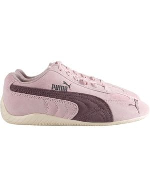 PUMA Round-Toe Sneakers - Pink