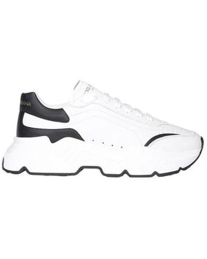 Dolce & Gabbana Splicing Casual Trainers - White