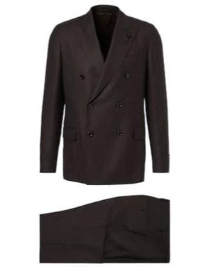 Lardini Virgin Wool Suit - Black
