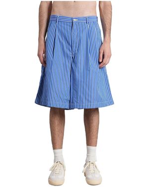 Comme des Garçons Striped Shorts - Blue