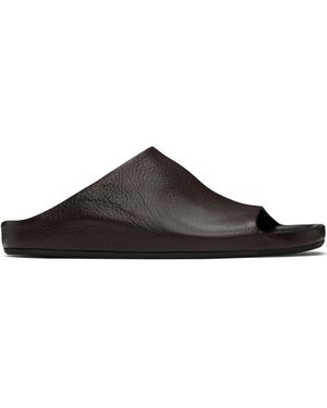 サンダル OFFICINE CREATIVE Men Sandals LOCUARCH521IGNIS1000 Black Men's Black Leather Sandals: ARCHIVE 521 – Officine Creative