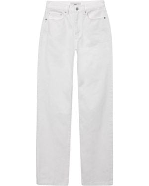 DUNST Straight-Leg Jeans - White