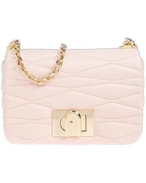 Furla 1927 Quilted Small Shoulder Bag - Pink
