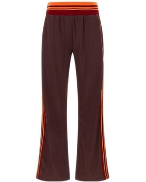 Dries Van Noten Jersey Track Trousers - Red