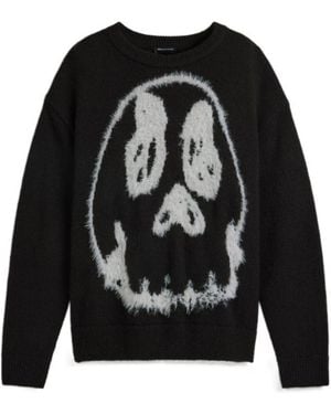 Y-3 Chito Graphic Knitted Sweater - Black