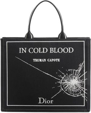 Dior Large Book Tote - Black