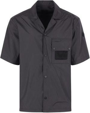 Moncler Logo Short Sleeve Shirt - Black