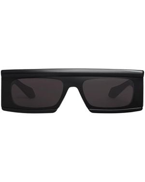 Alaïa Rectangular Mask Sunglasses - Black