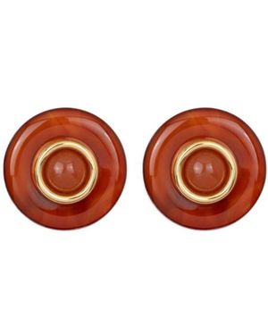 Jennifer Behr Devon Earrings - White